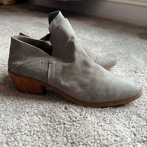 Sam Edelman gray little booties. Softest leather EVER!
